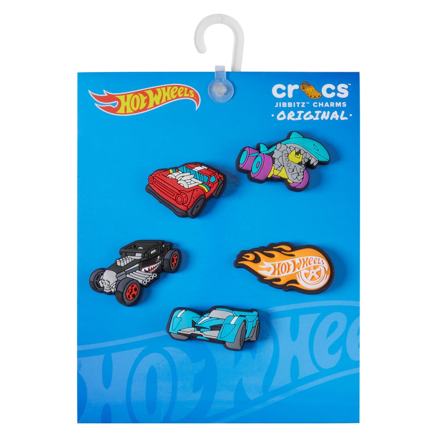 Hot Wheels 5pck Unisex Jibbitz