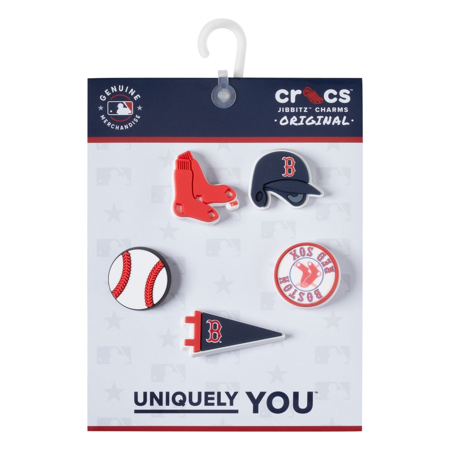 Mlb Boston Red Sox 5pck Unisex Jibbitz