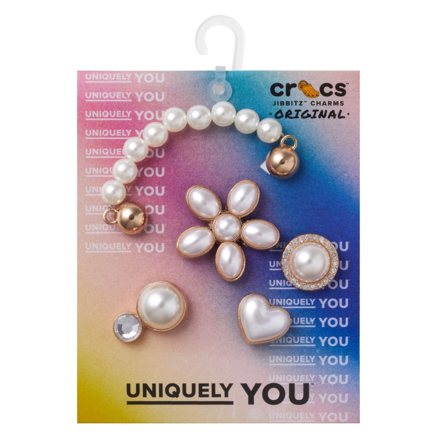 Jibbitz Dainty Pearl Jewelry 5 Pack Unisex