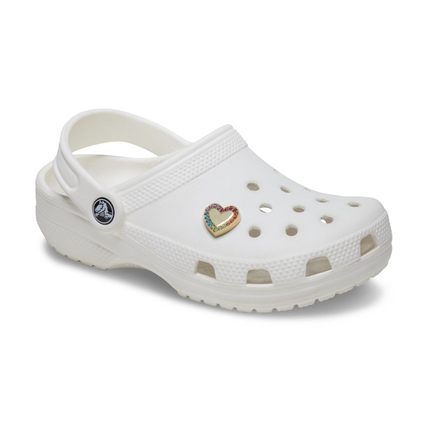 Jibbitz Festival Gold Encrusted Heart