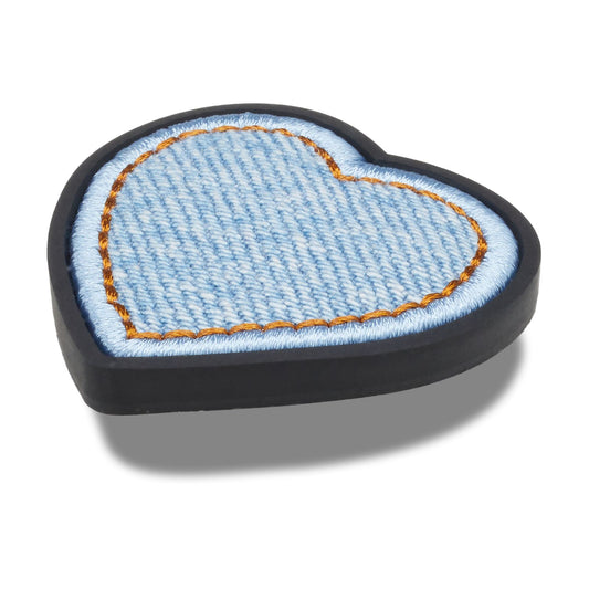 Jibbitz Denim Patch Heart