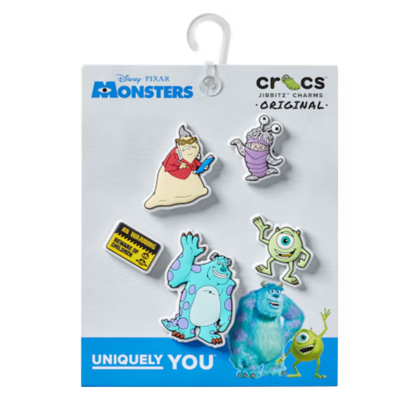 Monsters Inc 5pck Unisex Multi Jibbitz