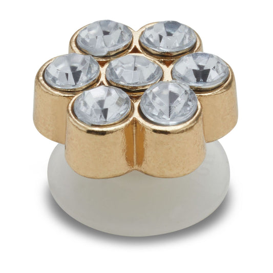 Jibbitz Tiny Silver Gem Flower Unisex Multi