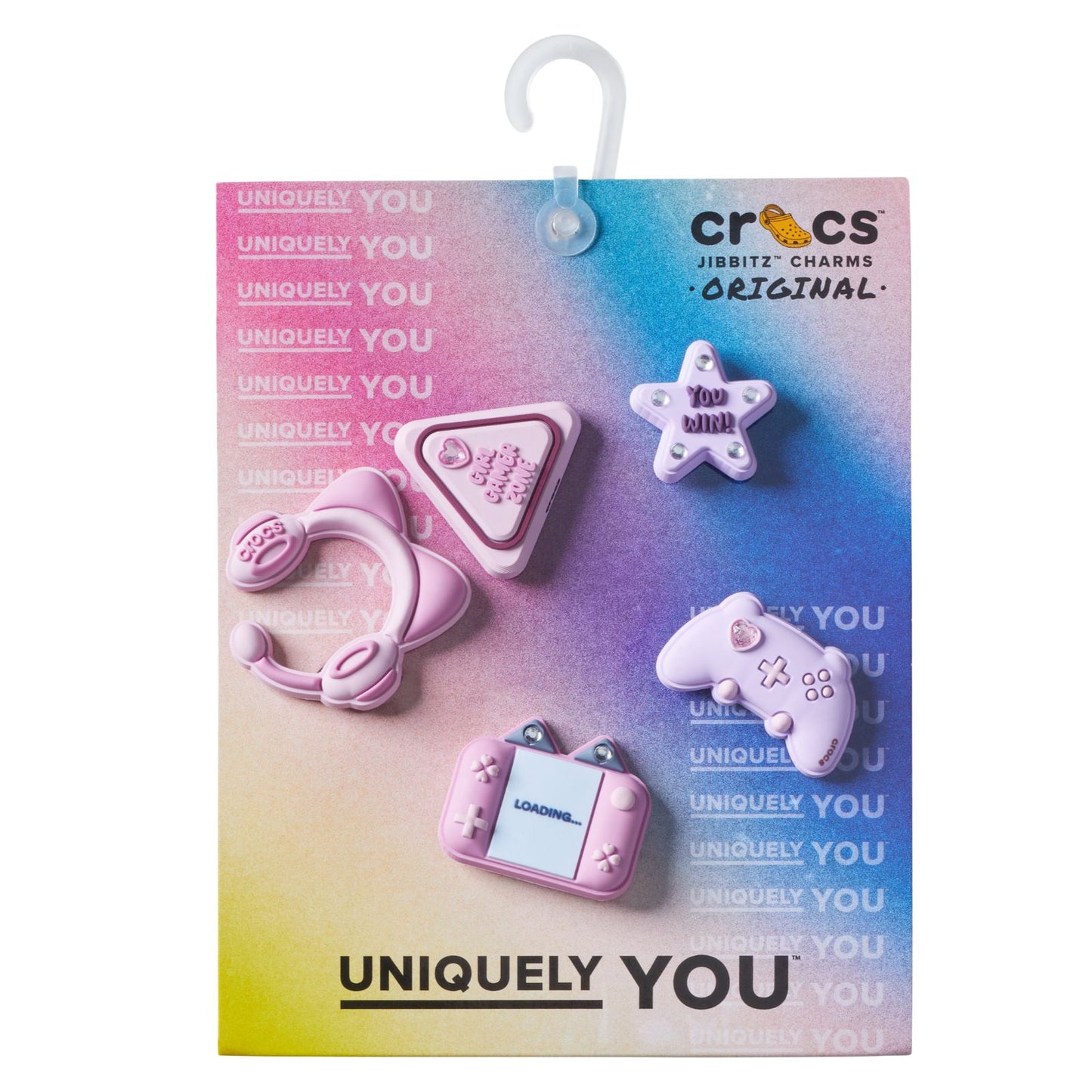 Girl Gamer 5 Pack Multi Unisex Jibbitz