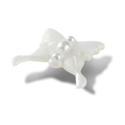 Meta Jelly White Butterfly Unisex Multi Jibbitz