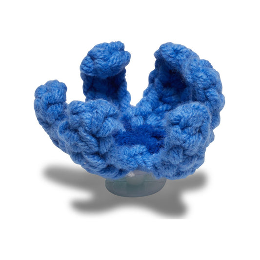 Blue Crochet Flower Unisex Multi Jibbitz