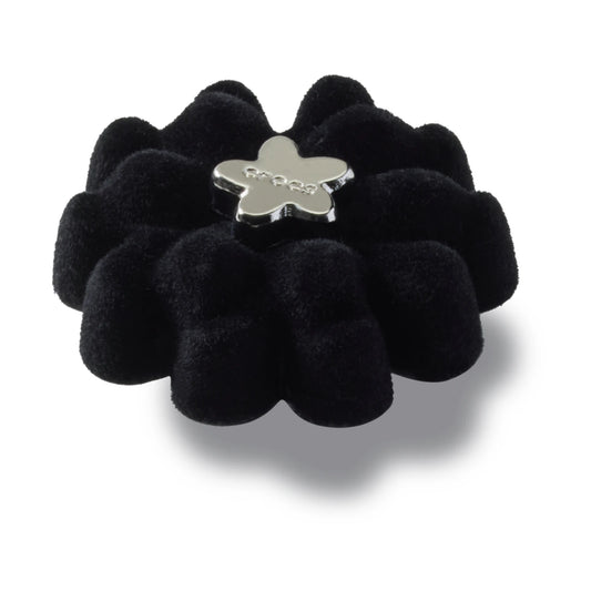 Black Velvet Flower 1 Jibbitz