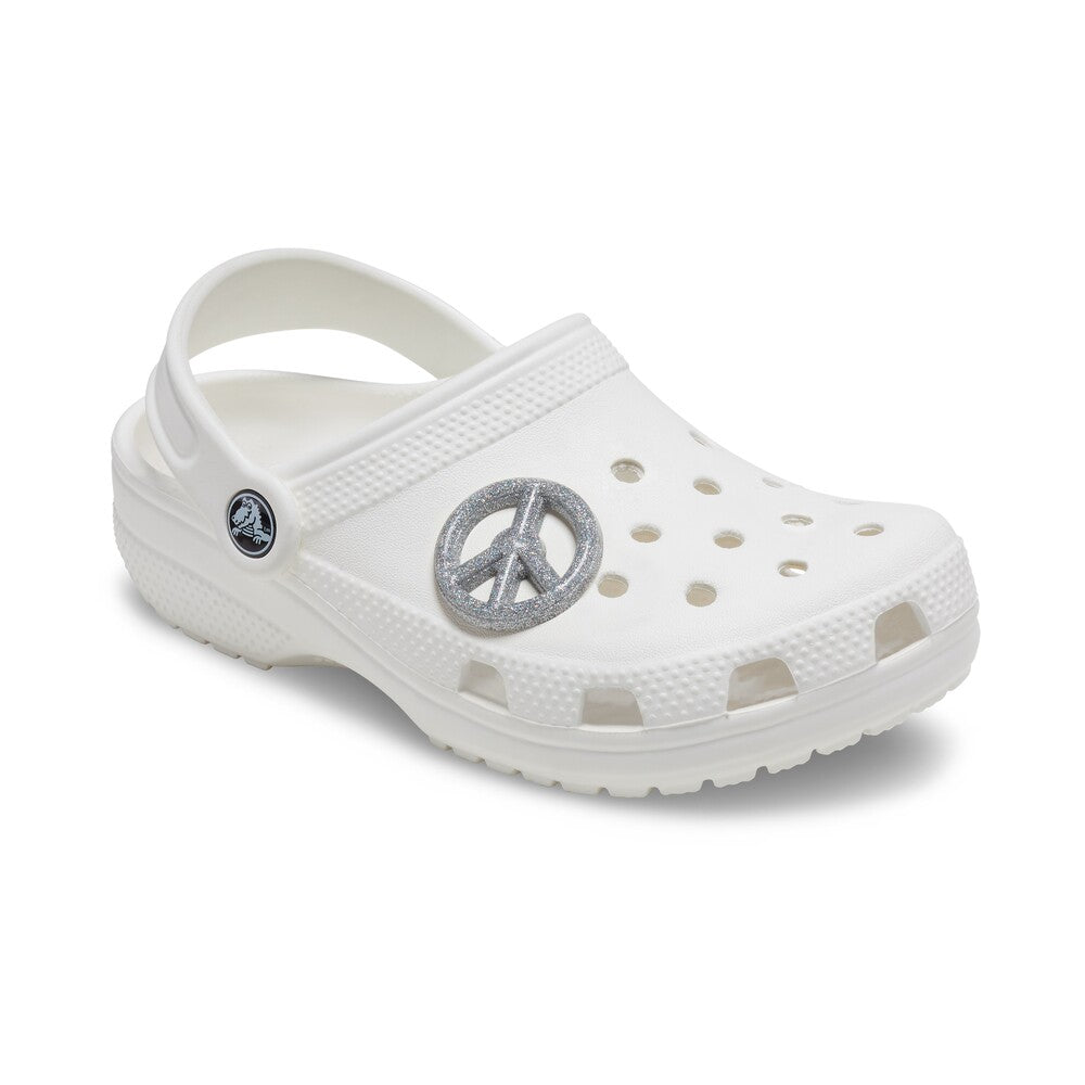 Jibbitz Glitter Peace Sign