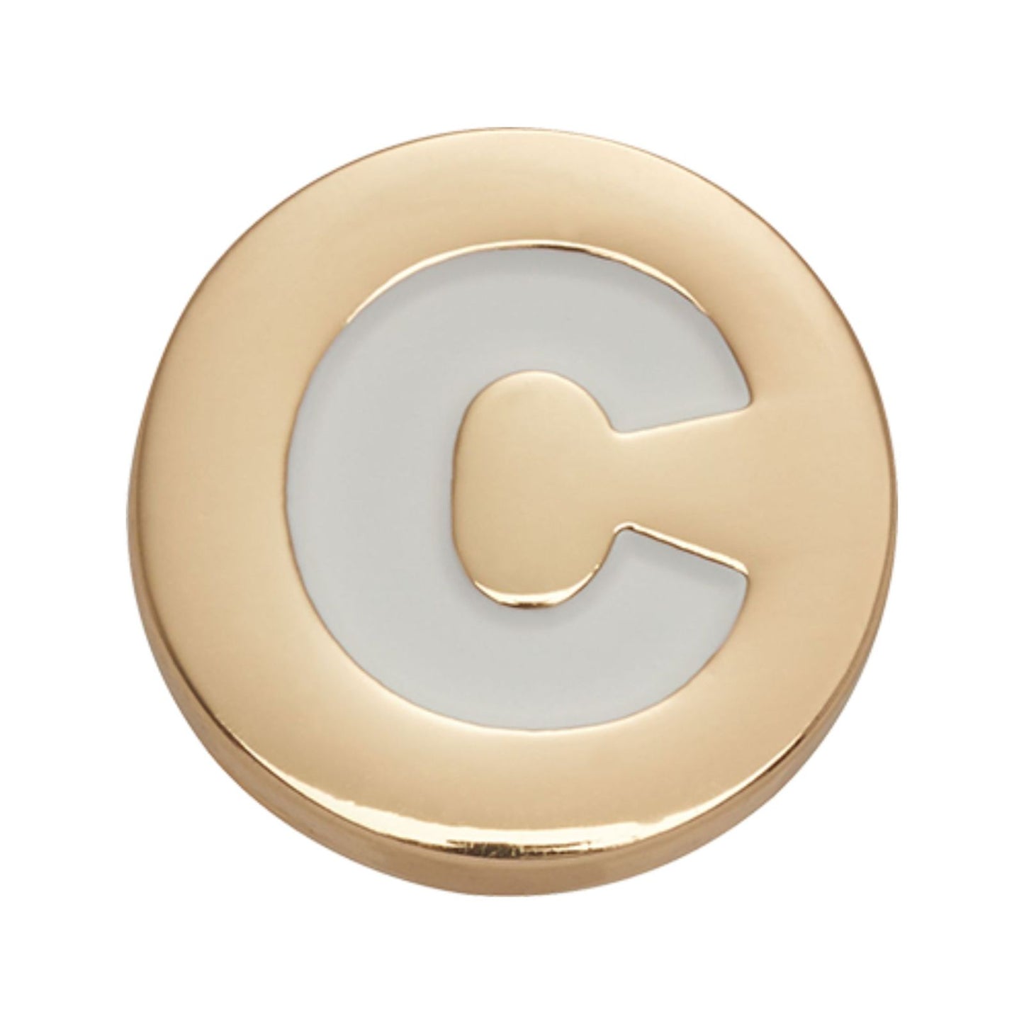 Jibbitz Gold Letter C Unisex Adult