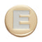 Gold Letter E