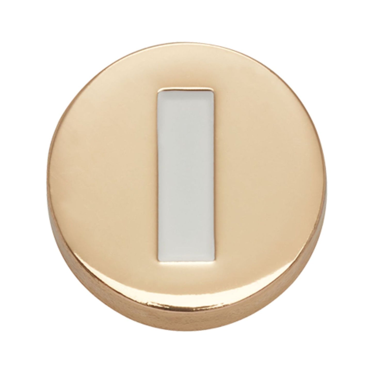 Jibbitz Gold Letter I Unisex