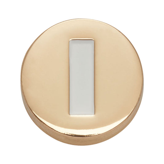 Jibbitz Gold Letter I Unisex
