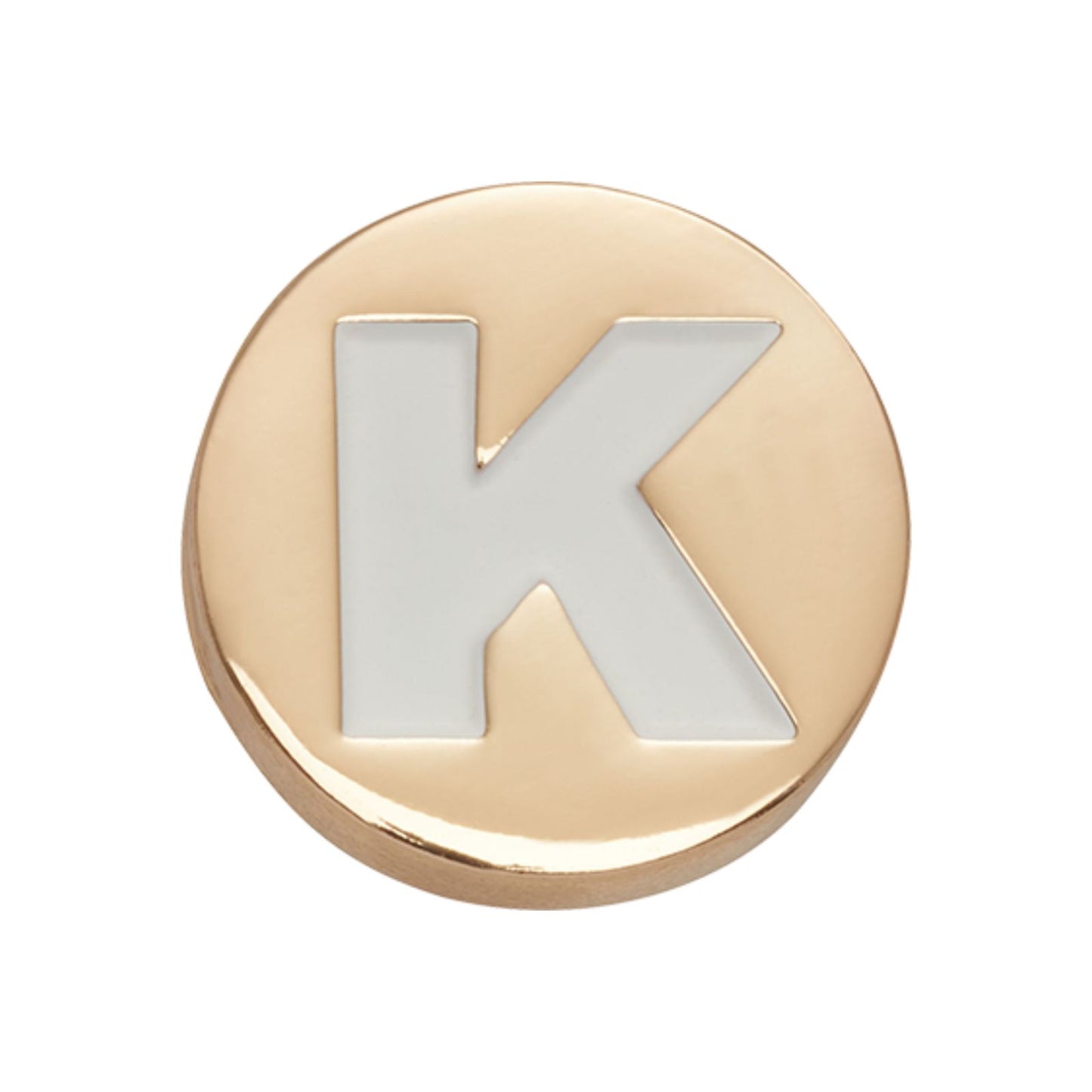 Jibbitz Gold Letter K Unisex