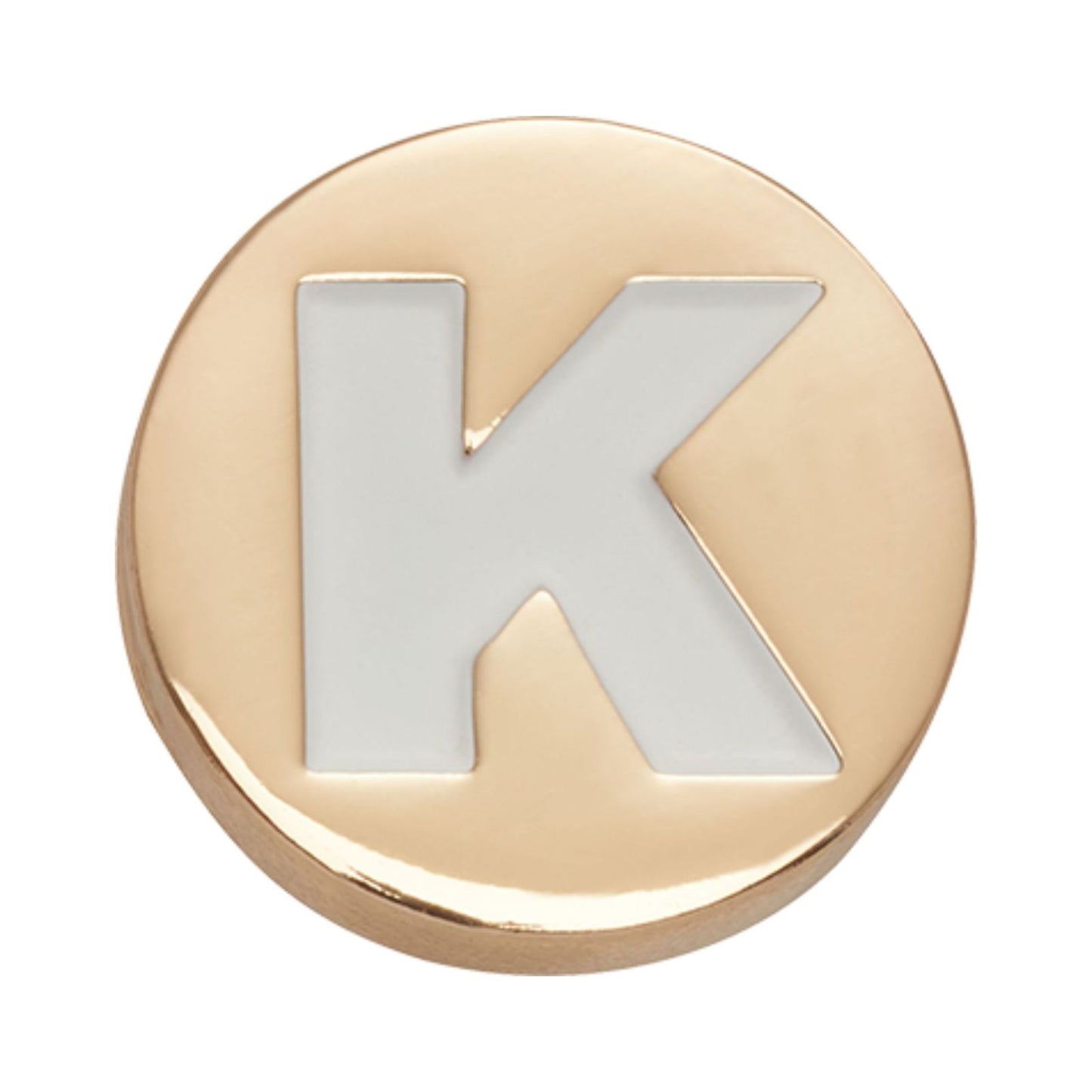 Jibbitz Gold Letter K Unisex