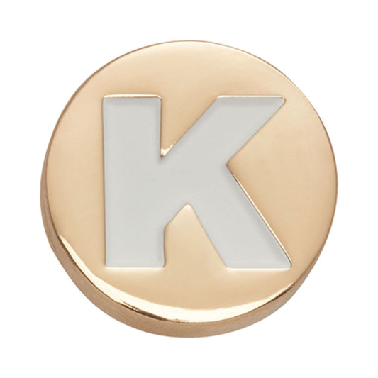 Jibbitz Gold Letter K Unisex