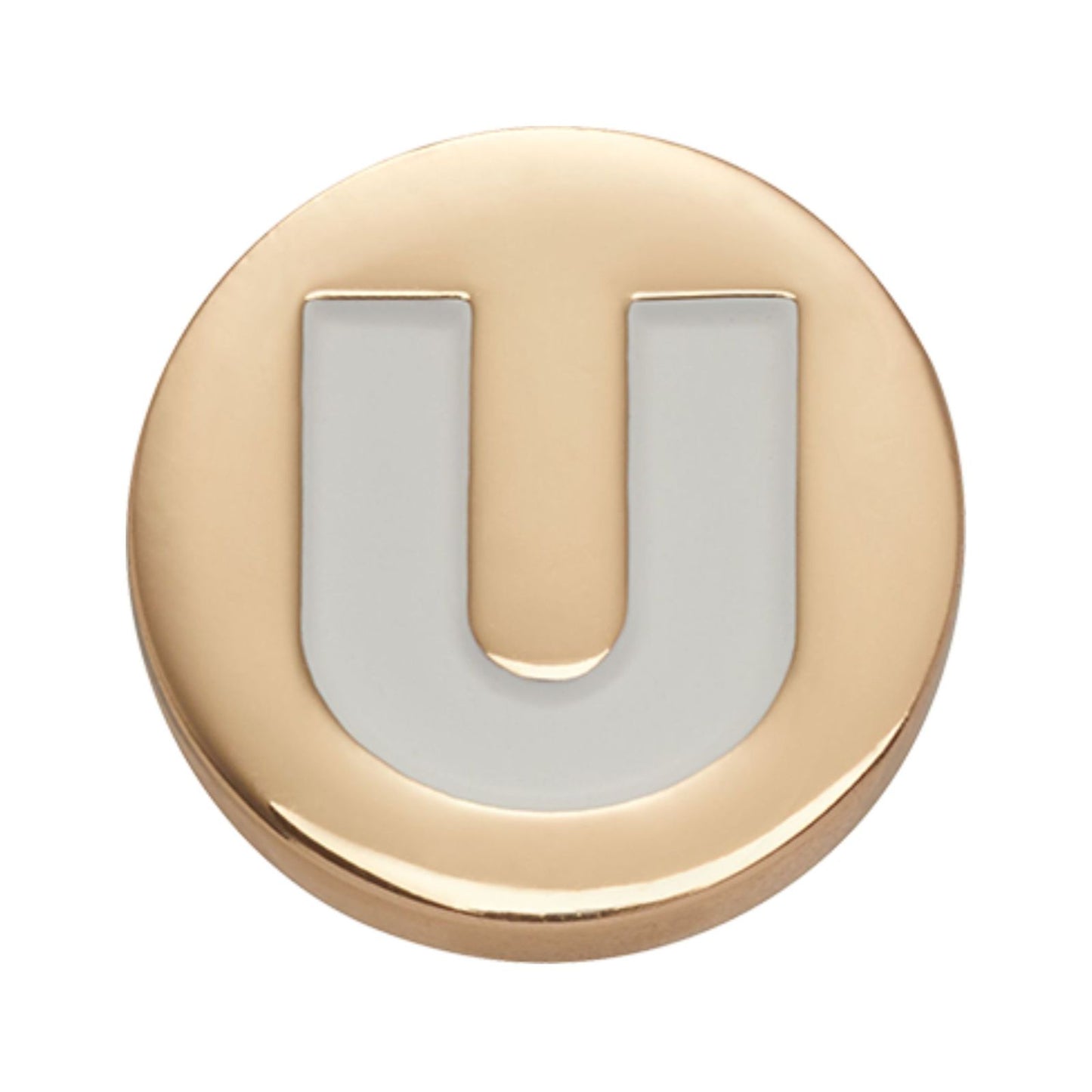Jibbitz Gold Letter U Unisex Adult