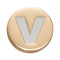 Gold Letter V