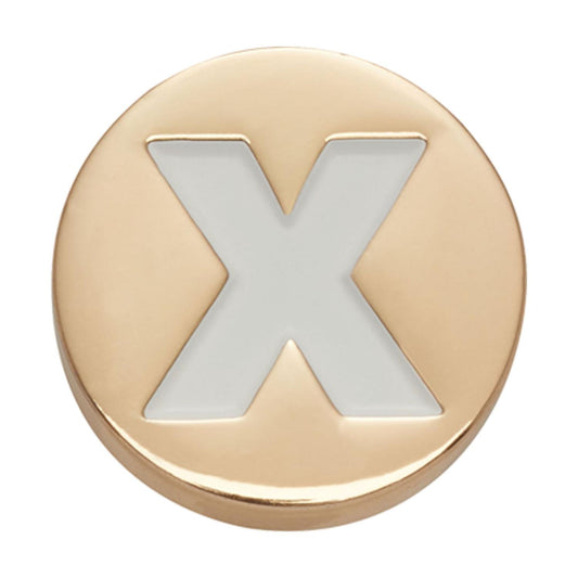 Gold Letter X