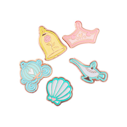 Jibbitz-10009316 Disney Princess Icon 5-pack Unisex