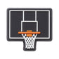 Jibbitz Black Basketball Backboard Unisex Individual