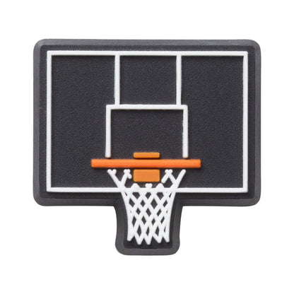 Jibbitz Black Basketball Backboard Unisex Individual