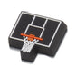Jibbitz Black Basketball Backboard Unisex Individual