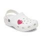 Jibbitz Pink 3d Glitter Heart Unisex