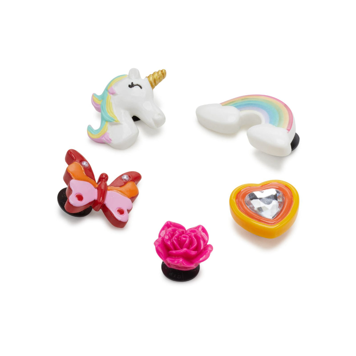 Jibbitz-10011076 Plasticfantasticwhimsical5Pack Unisex Adult
