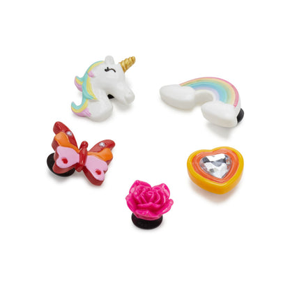 Jibbitz-10011076 Plasticfantasticwhimsical5Pack Unisex Adult