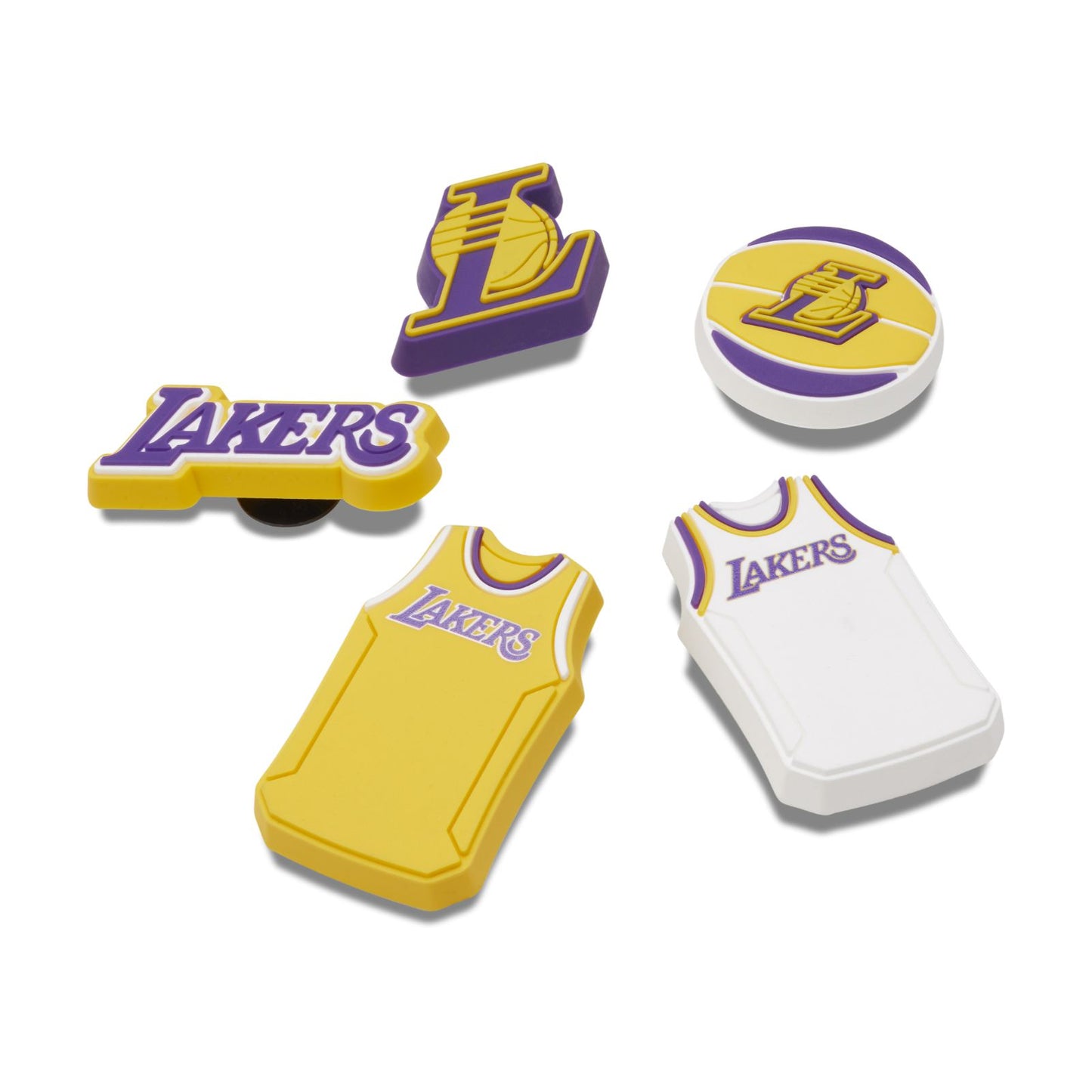 Jibbitz Nba Los Angeles Lakers 5 Pack