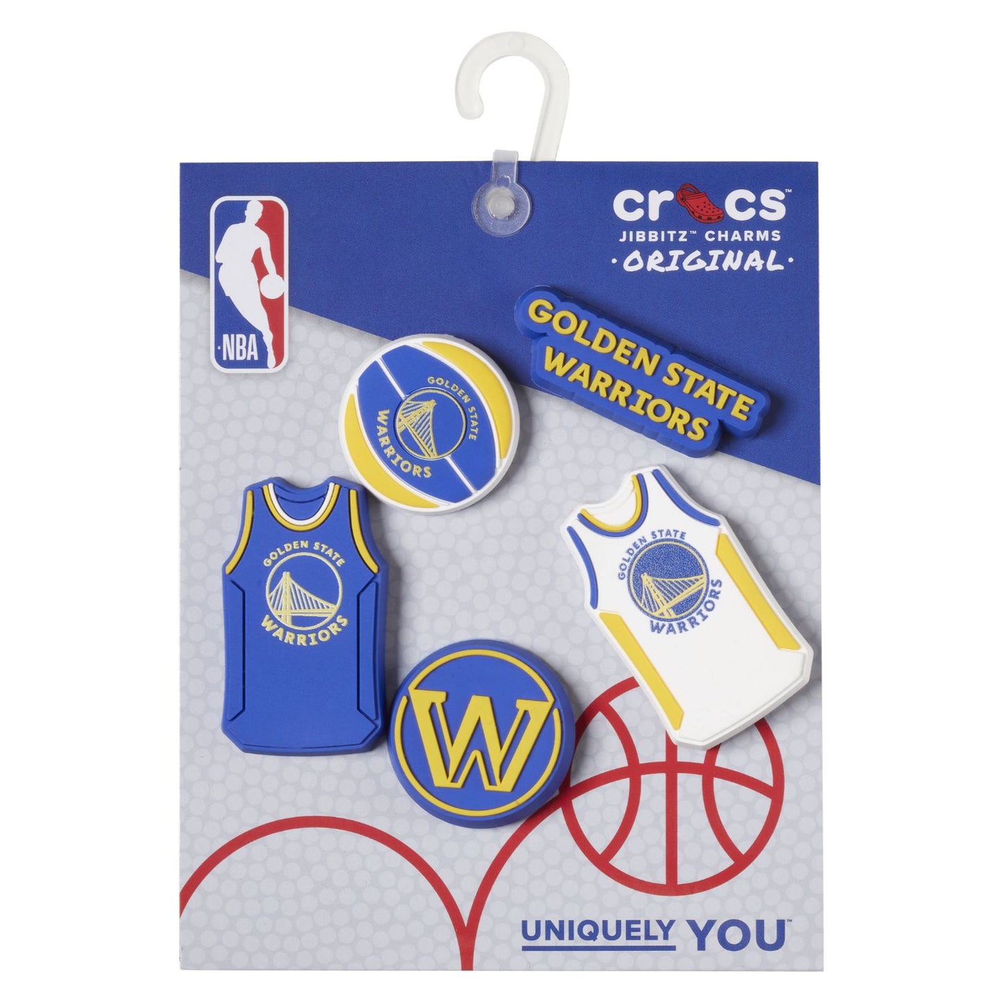 Jibbitz Nba Golden State Warriors 5 Pack