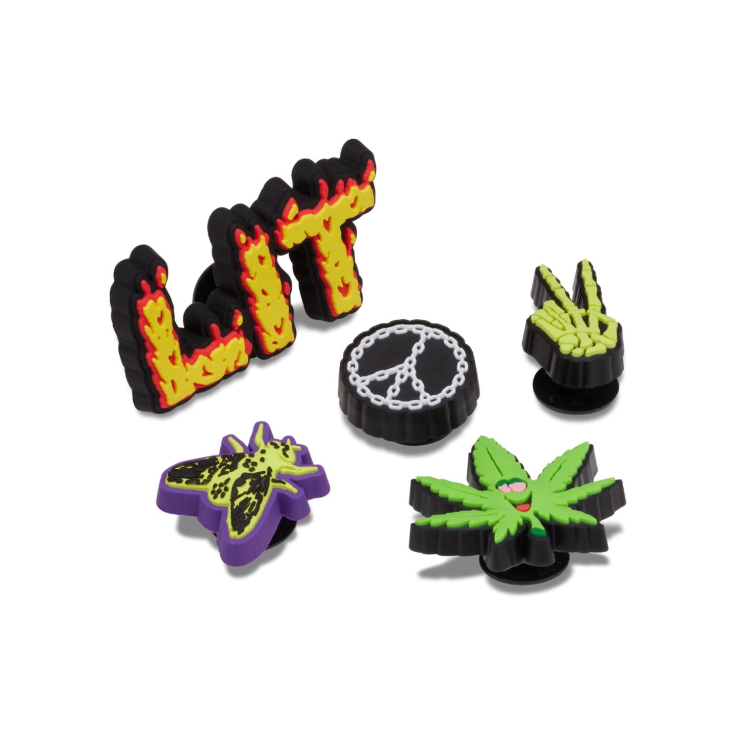 Jibbitz-10011433 Its Lit 5 Pack Unisex Adult