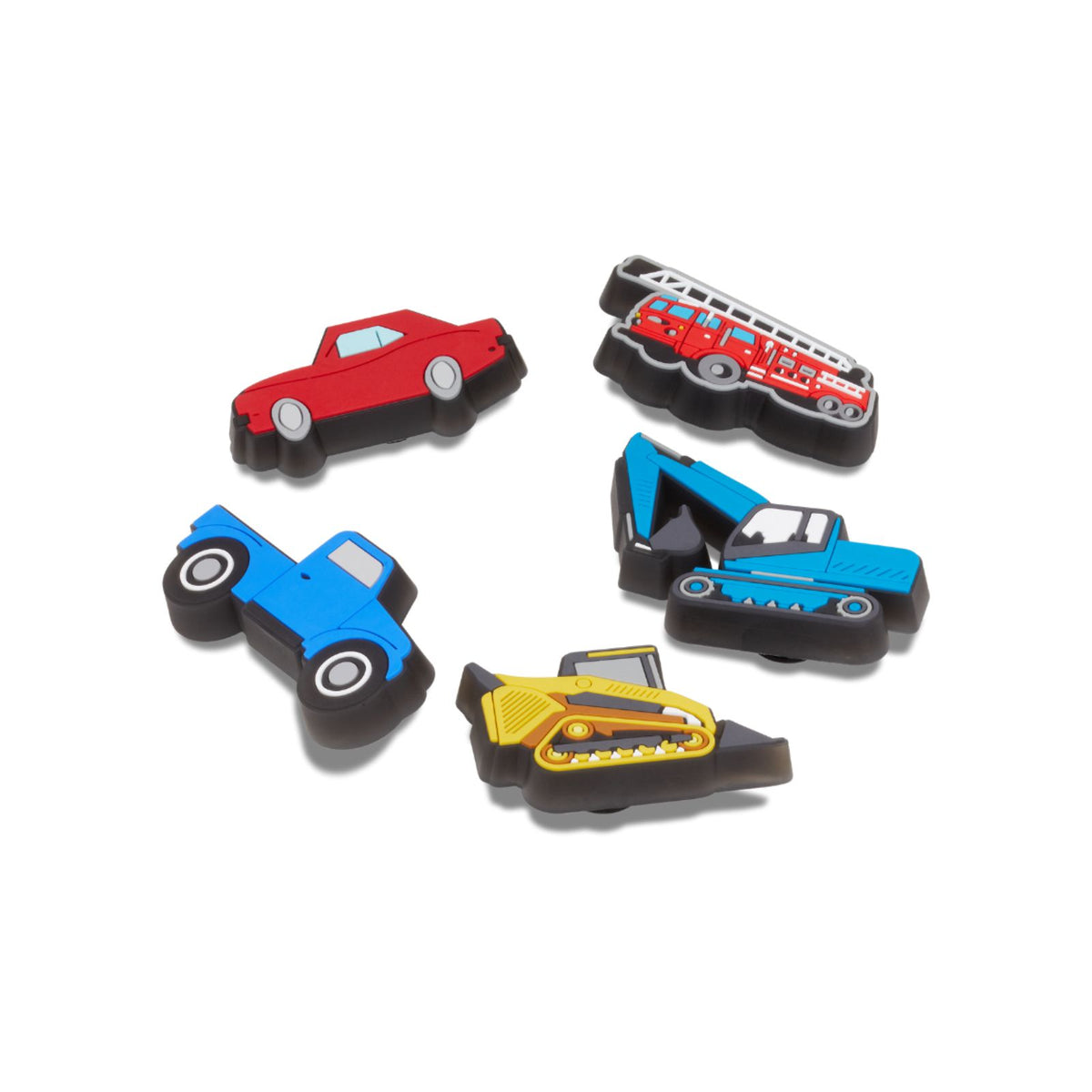 Jibbitz-10011441 Lightsupcarstrucks5Pack Unisex Adult