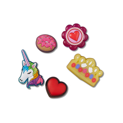 Jibbitz-10011442 Lightsuppinkgirlygirl5Pack Unisex Adult