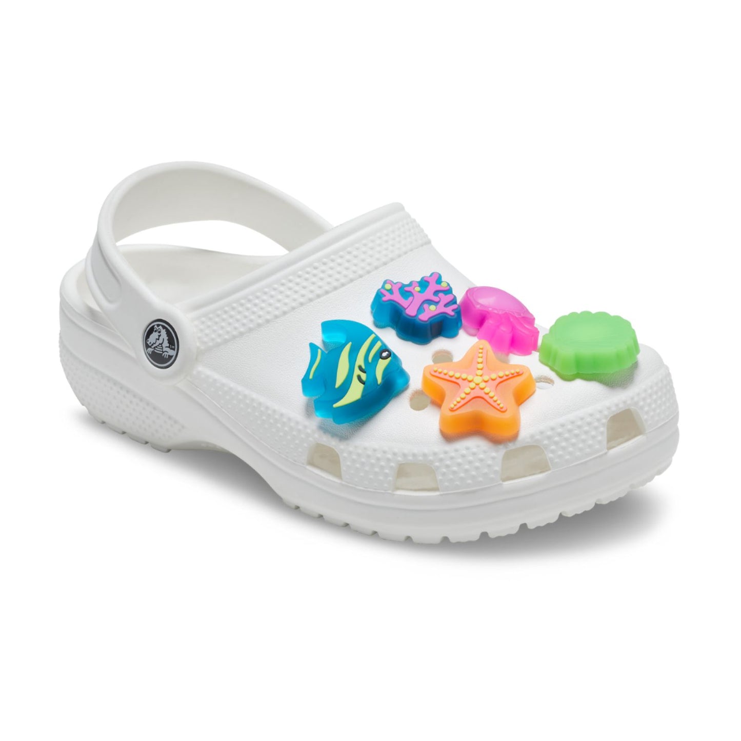 Jibbitz-10011453 Lights Up Under The Sea 5 Pack Unisex Adult