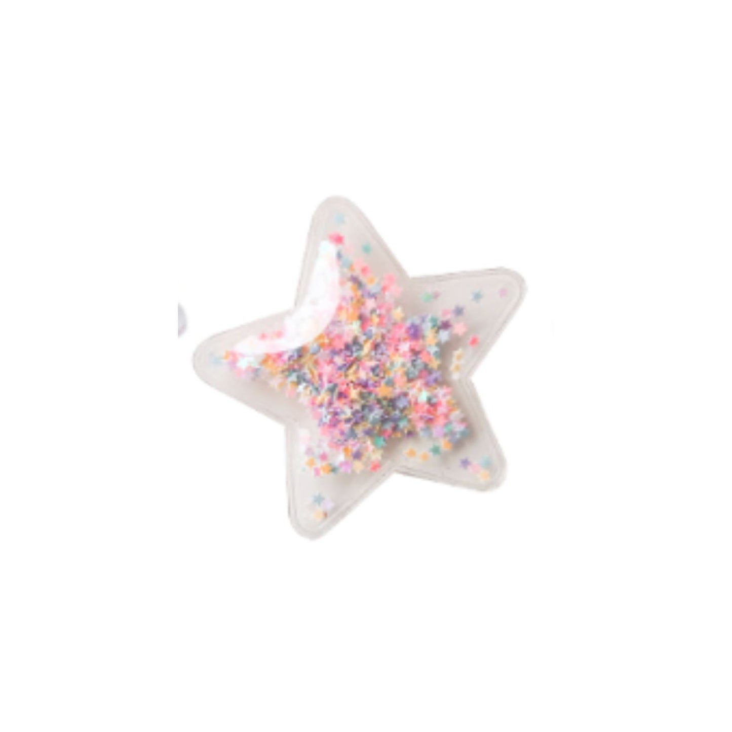 Jibbitz-10011772 Squishy Glitter Star Unisex Unisex