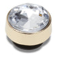 Jibbitz Gold Clear Gem