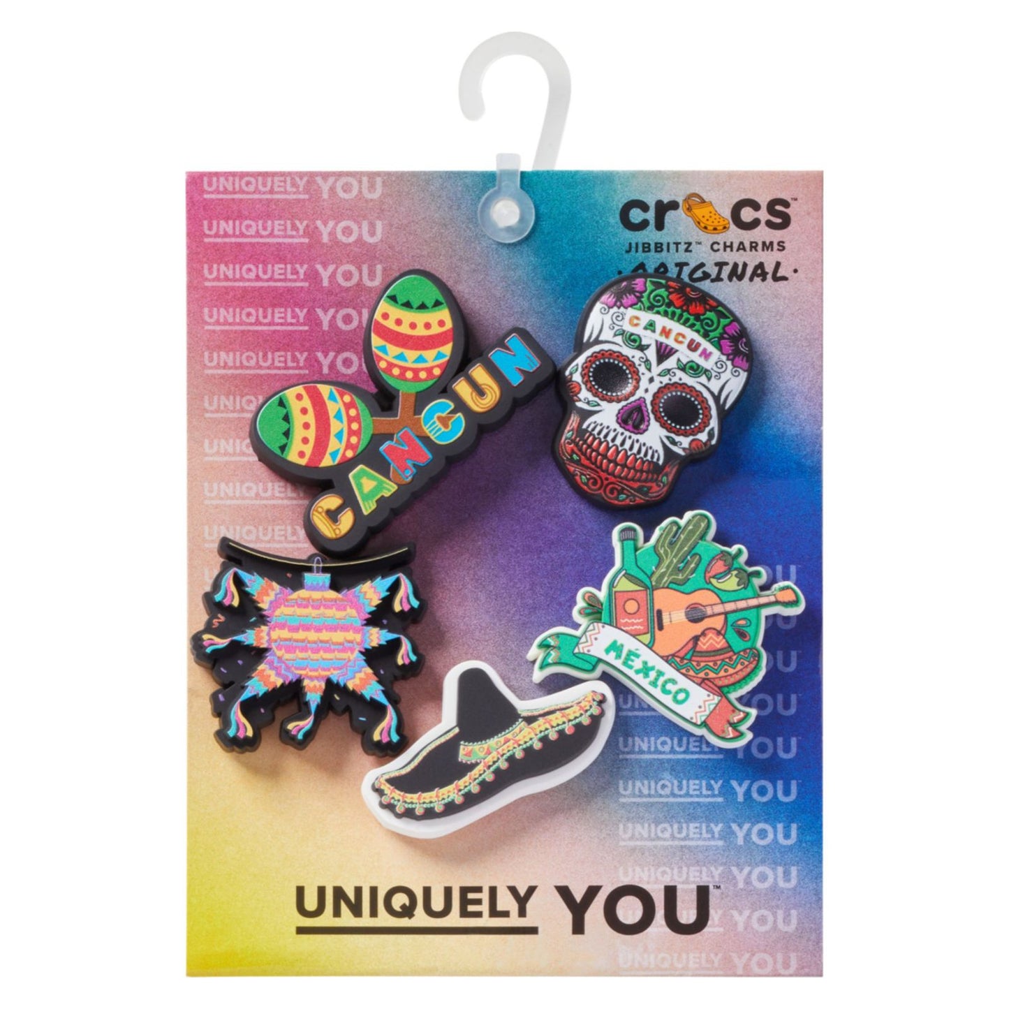 Jibbitz Cancun Mexico 5 Pack Unisex Multi