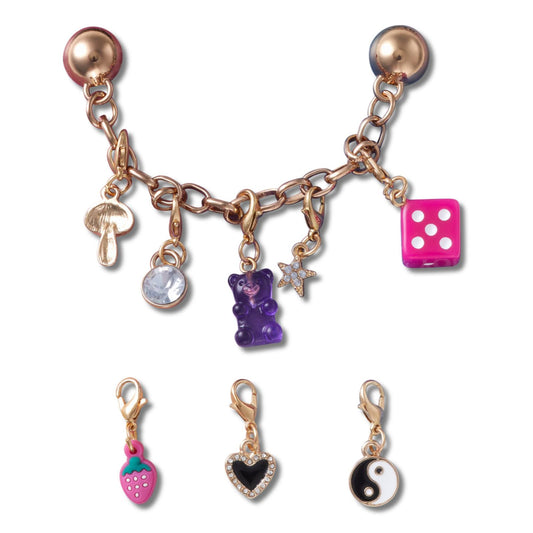 Jibbitz Custom Charm Chain 5 Pack Unisex