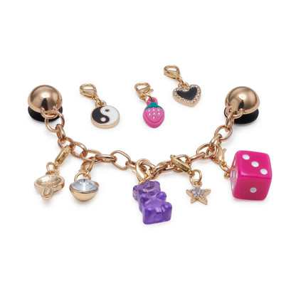 Jibbitz Custom Charm Chain 5 Pack Unisex