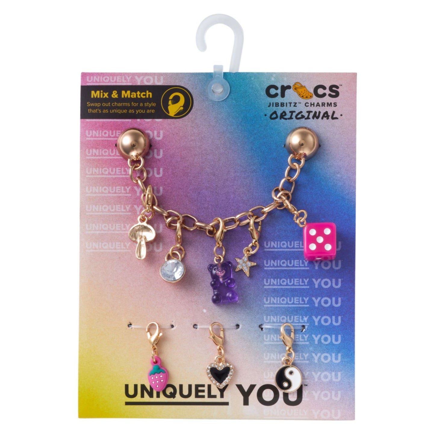Jibbitz Custom Charm Chain 5 Pack Unisex