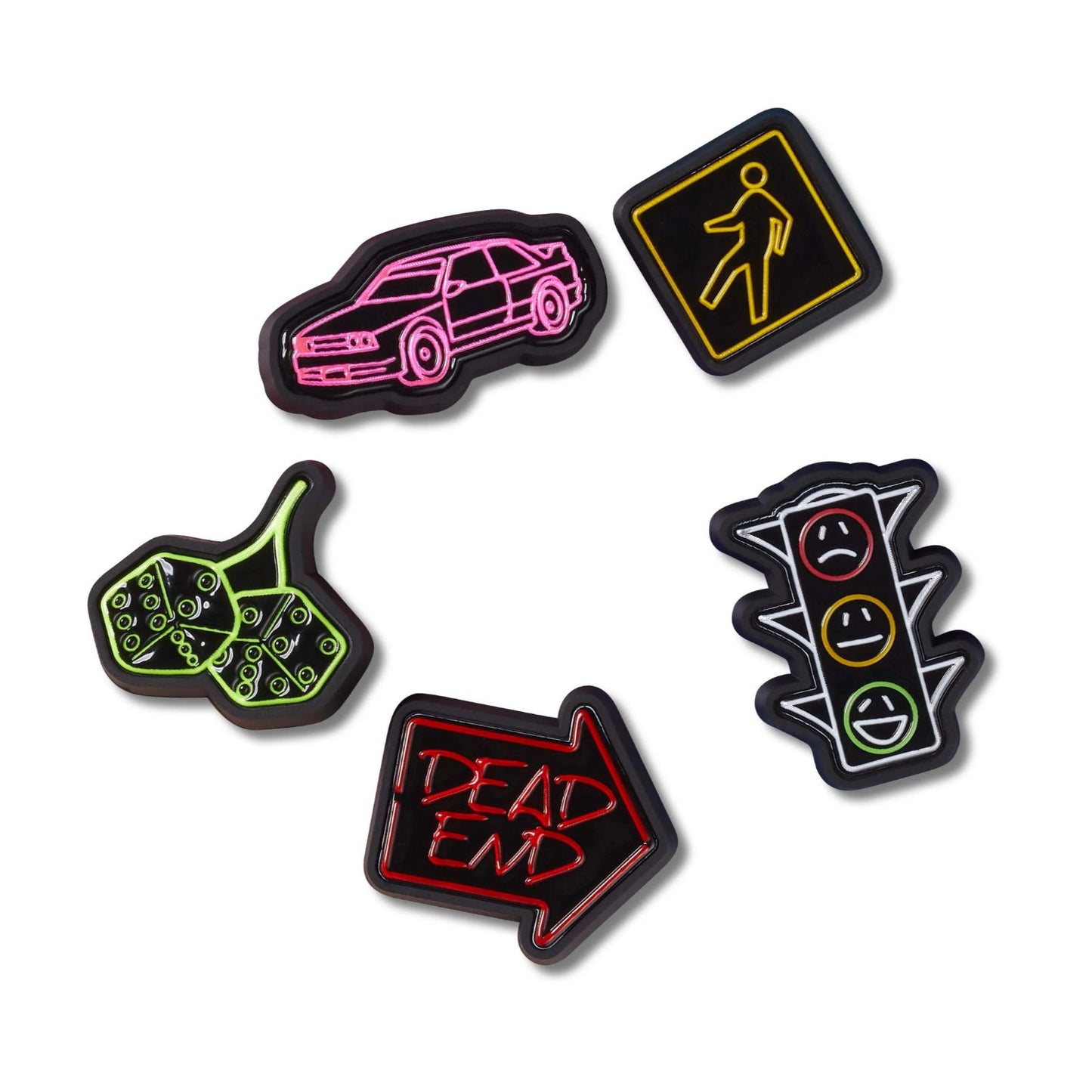 Reflective Street 5 Pack Jibbitz