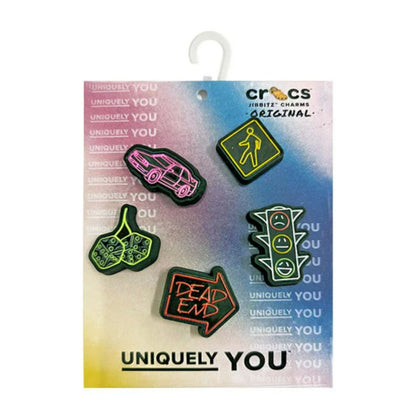 Reflective Street 5 Pack No Aplica Jibbitz