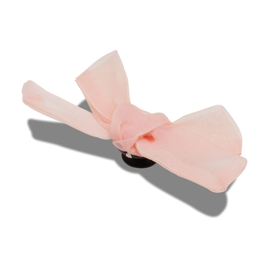 Jibbitz Pink Sheer Bow