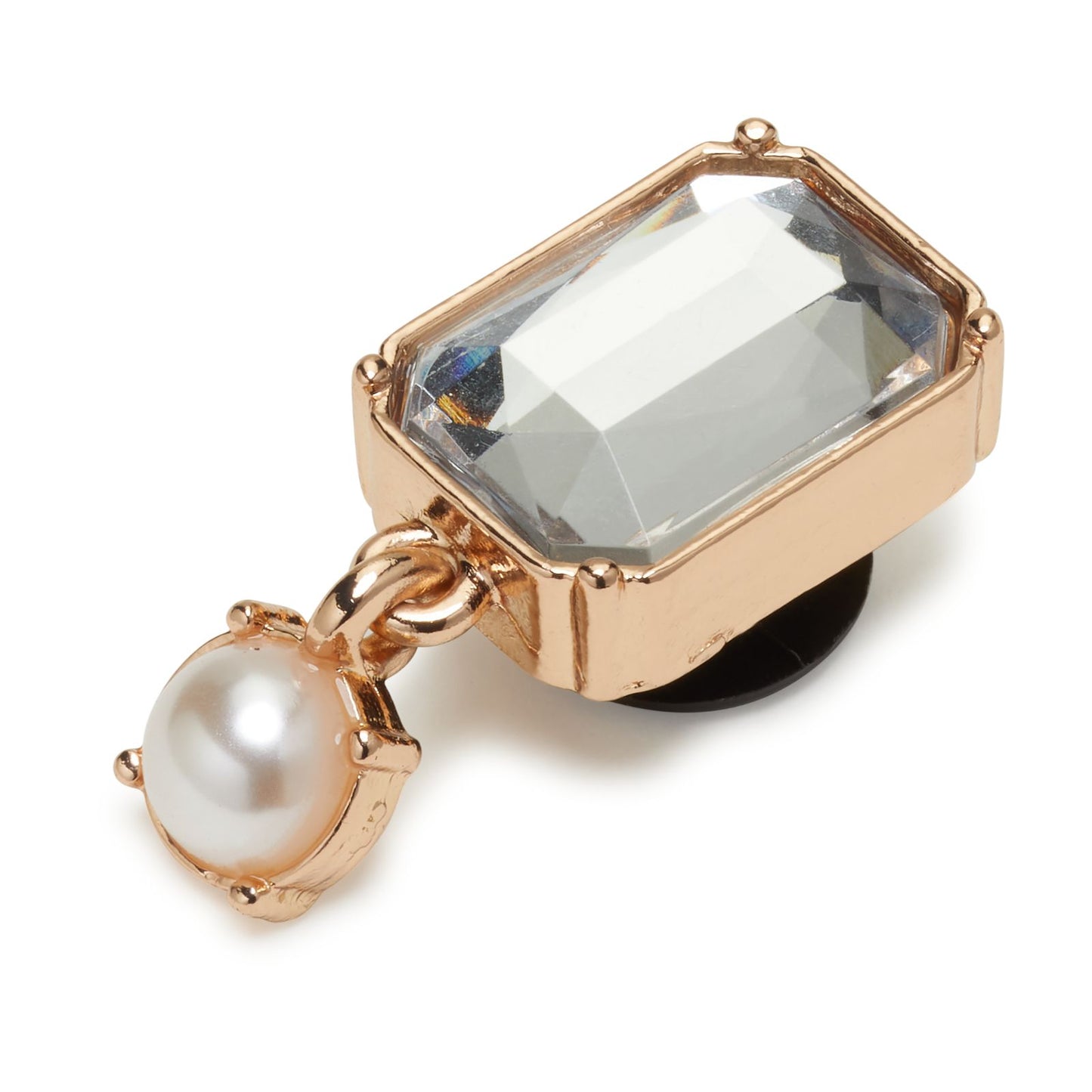 Jibbitz Gold Pearl Dangle