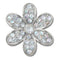 Jibbitz Silver Daisy