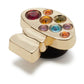 Jibbitz Festival Gold Rainbow Mushroom Unisex