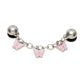 Jibbitz Goth Girl Butterfly Chain