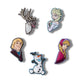 Jibbitz Frozen 5pck Unisex Multi