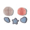 Denim And Pink Puff 5 Pack Jibbitz